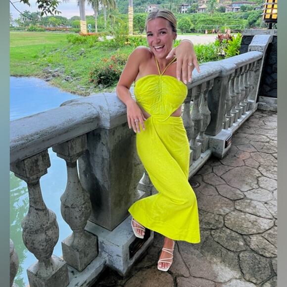 Farm Rio Monstera Midi Dress - Picture 1 of 12